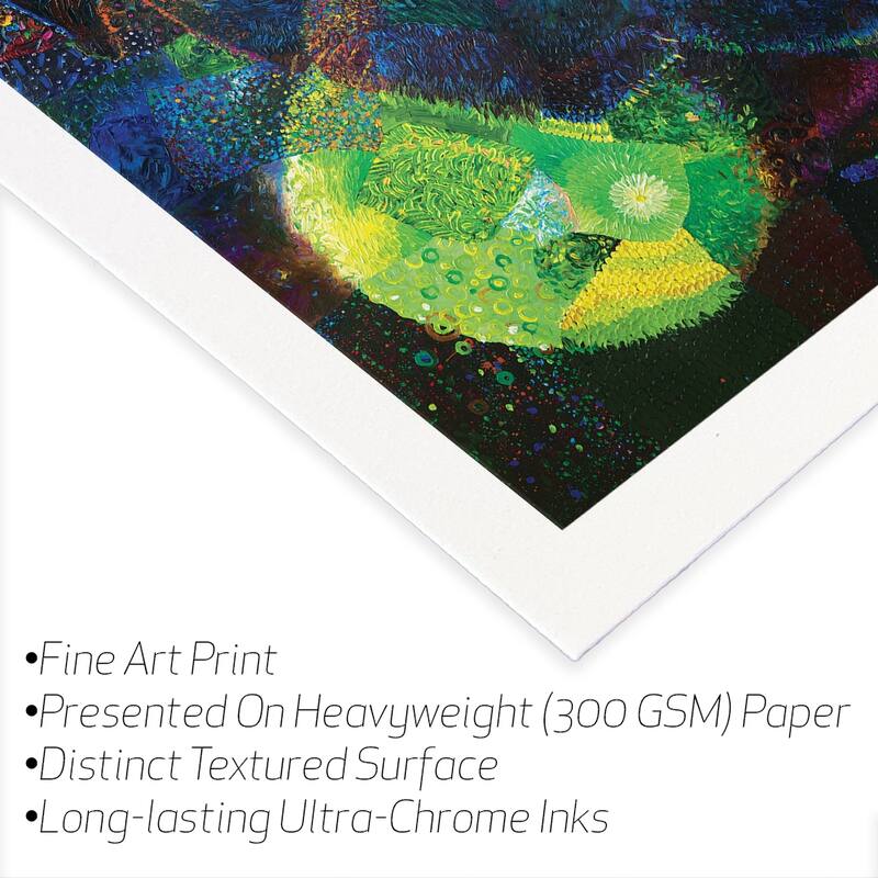 Oculi Fine Art Paper Print by Iris Scott - Multi - 24x24