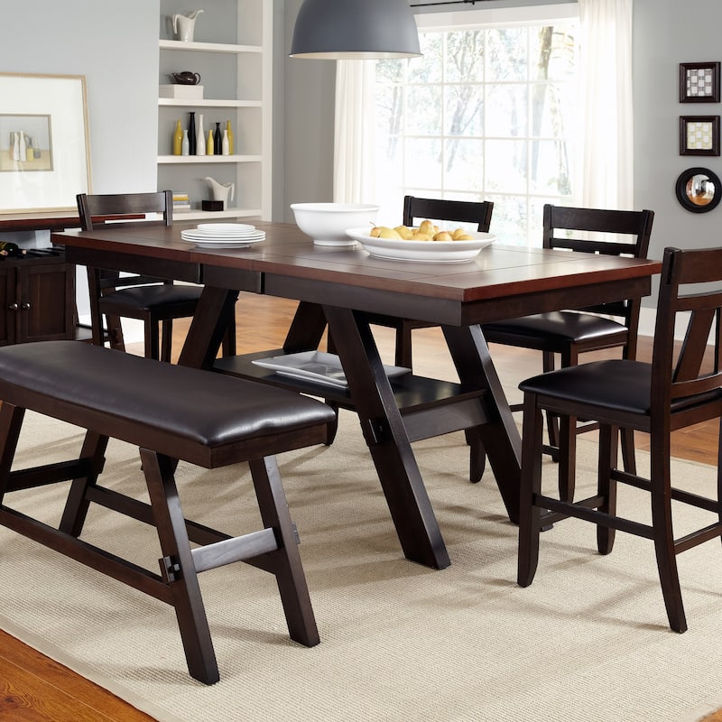 Lawson 6 Piece Gathering Table Set - Espresso