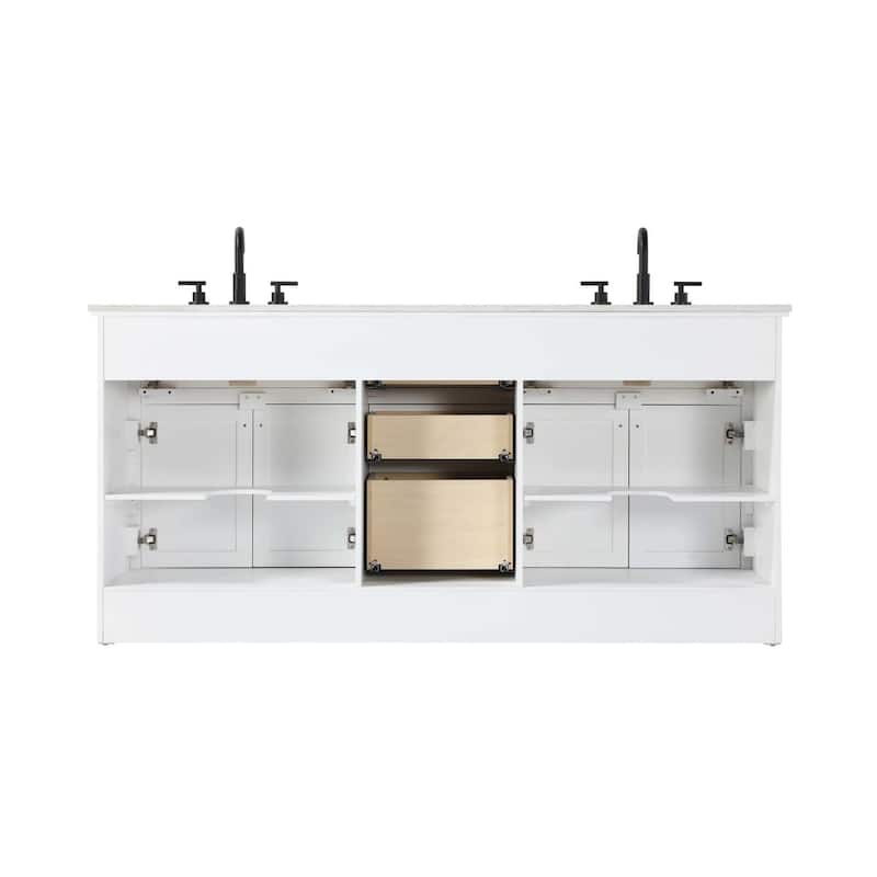 Nathaniel Double Bathroom Vanity (54-84 inch)