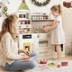 preview thumbnail 2 of 6, Costway Kids Play Kitchen with Stoves, Light, Sound, Faucet, Sink, Ice - See Details