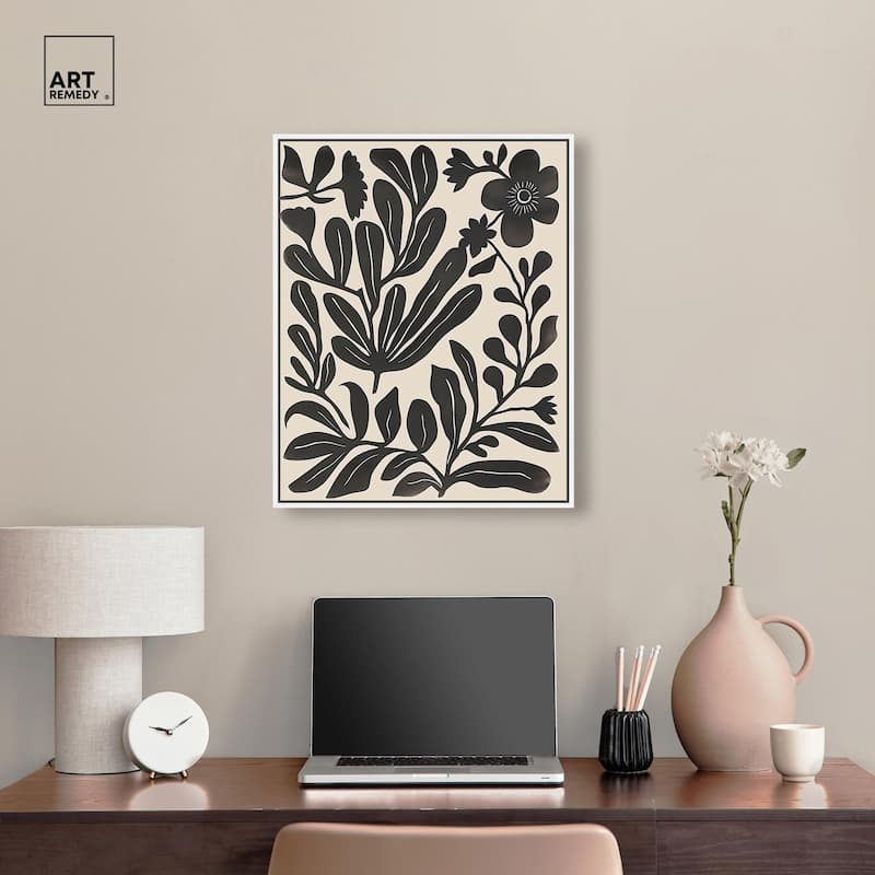 Ebony Eden Essence II Canvas by Art Remedy