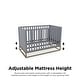 preview thumbnail 8 of 27, Little Seeds Haven 3 in 1 Convertible Wood Crib with Metal Base