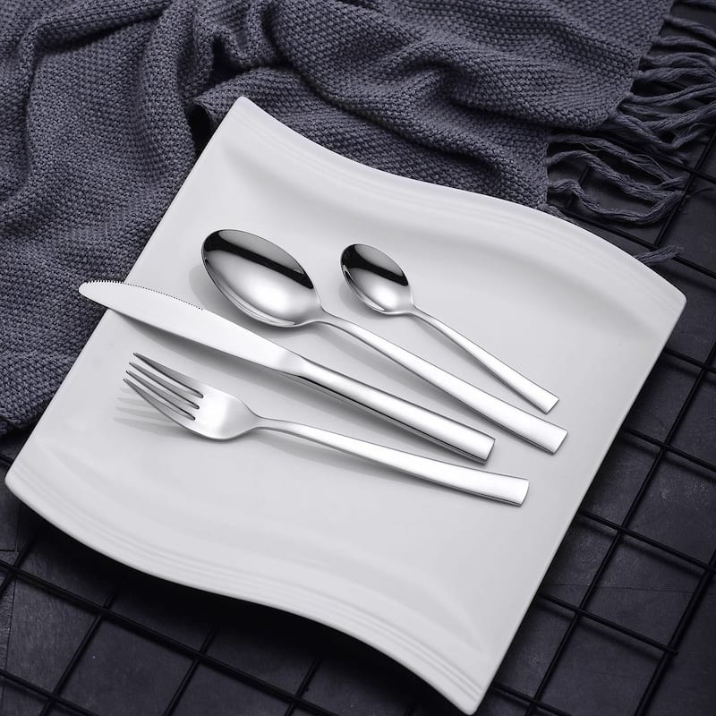 Velaze 24-piece Stainless Steel Flatware Set, Service For 6