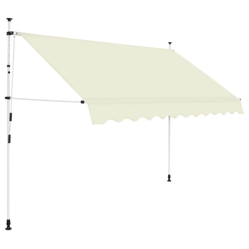 Global Pronex Manual Retractable Awning 118.1 inch Cream