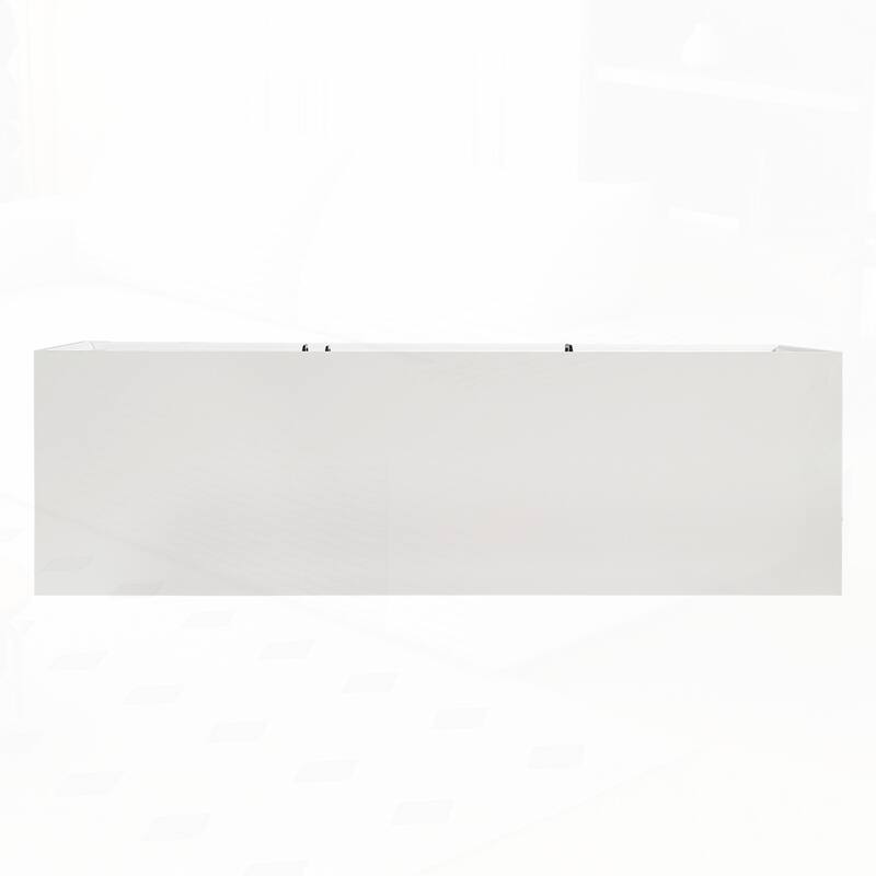 Entertainment Center Media Console Cabinet with 2 Spacious Storage Space