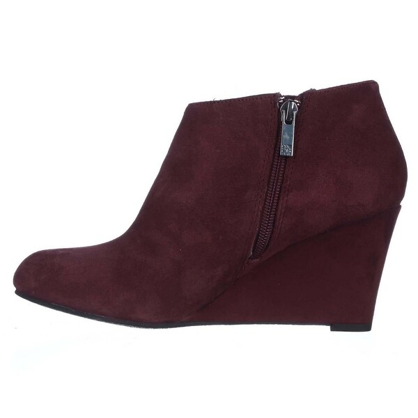 anne klein wedge ankle boots