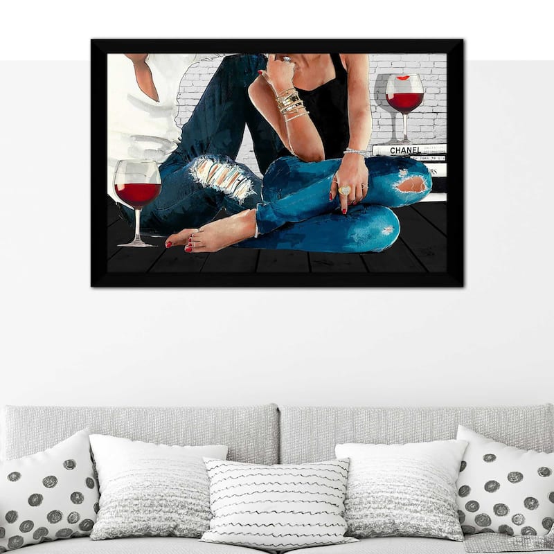 "Casual Couple 1" by Jodi Print on Acrylic