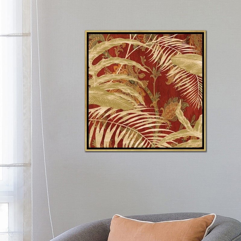 iCanvas "Tropical Garden II" by Chris Donovan Framed Canvas Print