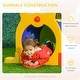 preview thumbnail 5 of 7, Qaba Kids Caterpillar Tunnel Outdoor Indoor Climb-N-Crawl Play Equipment for 3-6 Years Old, 6 Sections