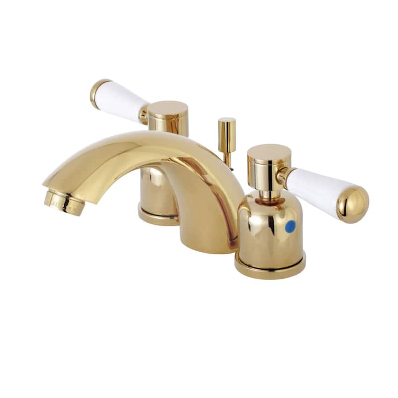 Kingston Brass Paris 1.2 GPM Widespread Bathroom Faucet with Porcelain