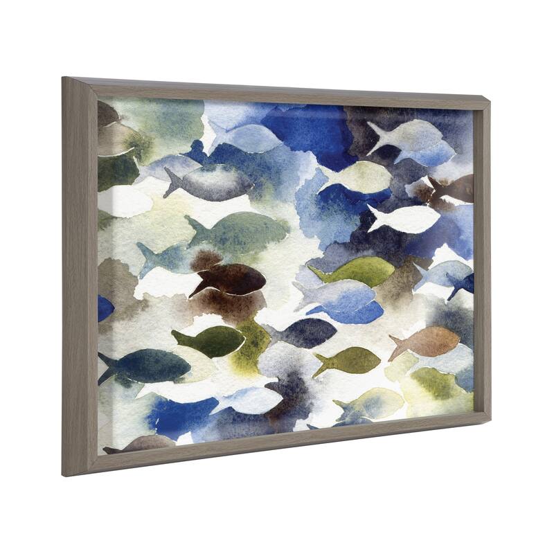 Kate and Laurel Blake Concurrent Printed Glass by Janet Meinke-Lau - Grey