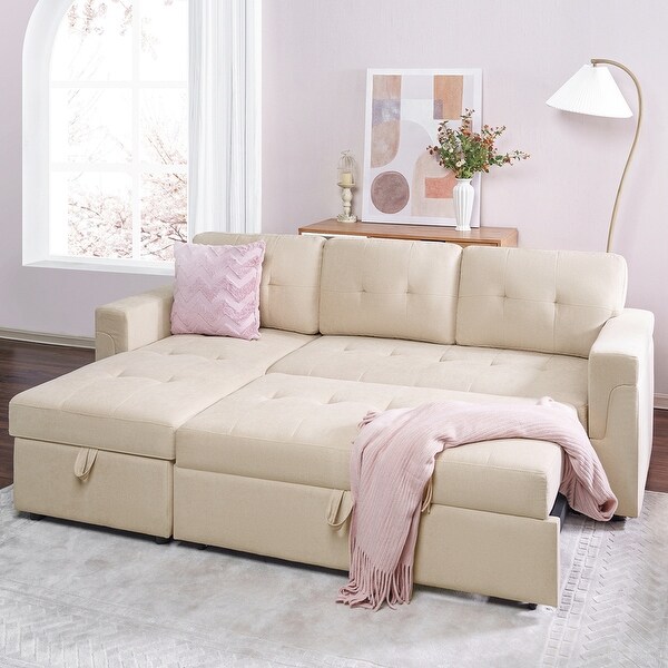 Reversible sectional sleeper sofa discount