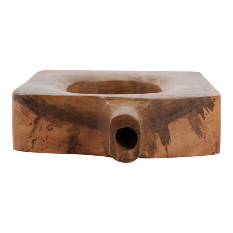 Wood Decorative Vase Cutout Center Tall Stylish Statement Decor