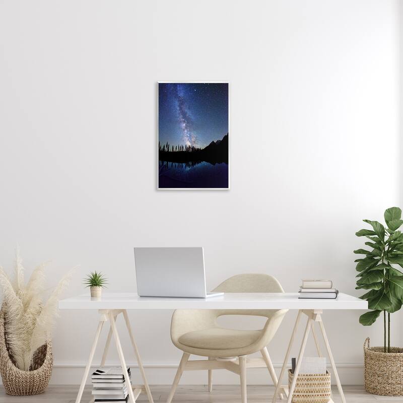 Stupell Nebula Reflection in Lake Wall Plaque Art Design By Royce Bair