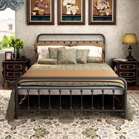 Traditional Craft Iron Frame Bed Now Urban Style