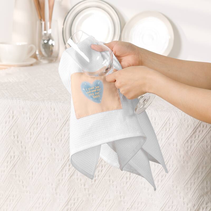 Ultra Soft and Absorbent Dish Towels for Kitchen, Cotton Waffle Weave Kitchen Towels Large Pattern Kitchen Towel