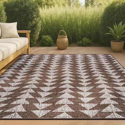 JONATHAN Y Marokko Modern Tribal Geometric Indoor/Outdoor Area Rug