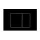 Option Black Square - Push Plates (Plastic)