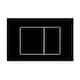 Option Black Square - Push Plates (Plastic)