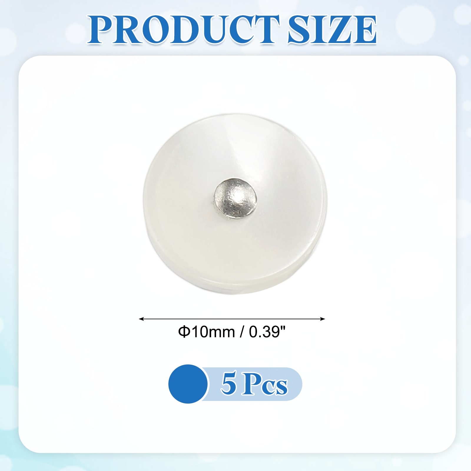 Natural Shell Buttons Mother of Pearl Buttons Flat Shaped Shell Shank Button for Shirt Sewing DIY Crafts Decoration