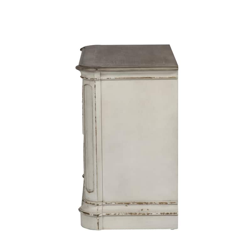 Liberty Furniture Magnolia Manor Upholstered Sleigh Bed, Dresser, Mirror, Chest, Night Stand - California King, King or Queen