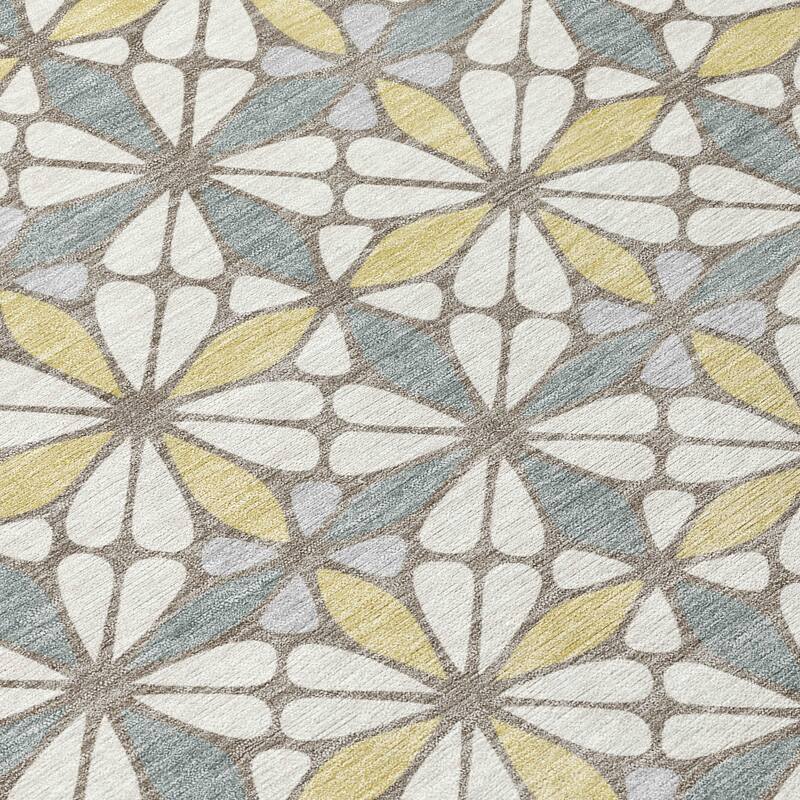 Machine Washable Indoor/ Outdoor Mosaic Pablo Chantille Rug