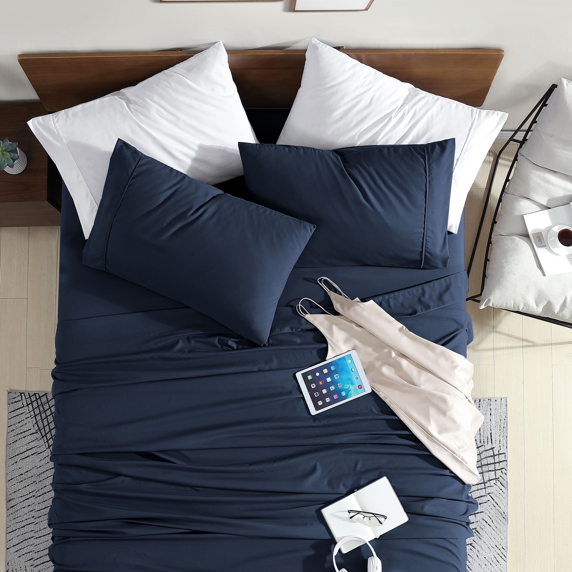 Swift Home Double Brushed Ultra Soft Microfiber Sheets - Picture 62 of 80