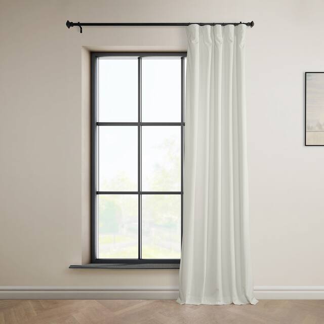 Exclusive Fabrics Heritage Plush Velvet Curtain (1 Panel)