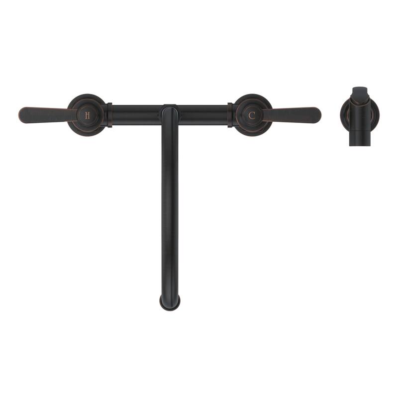 Pfister Port Haven 1.8 GPM Widespread Bridge Kitchen Faucet - Includes