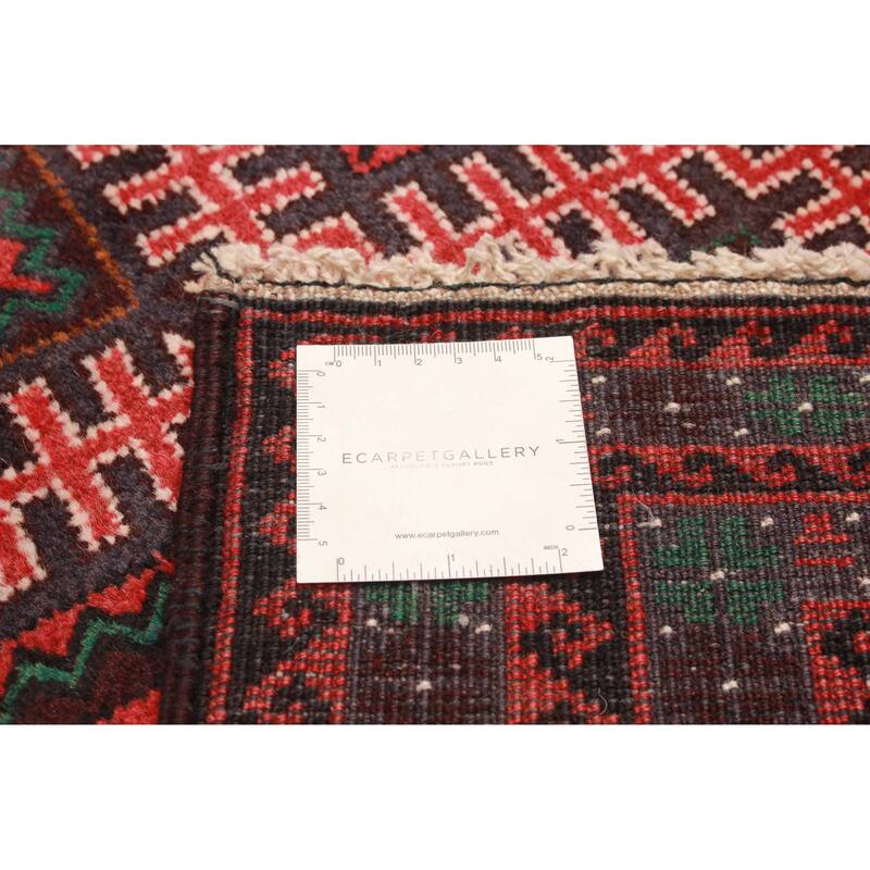 Teimani Red Rug 2'11" x 5'3" - 2'11 x 5'3