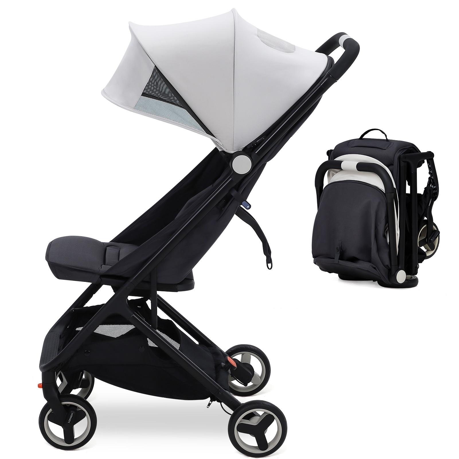 Baby stroller one hand fold discount