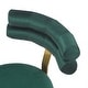 preview thumbnail 8 of 16, Christopher Knight Home - Oliver velvet 27.65-Inch Counter Stool with Iron Frame, Set of 2