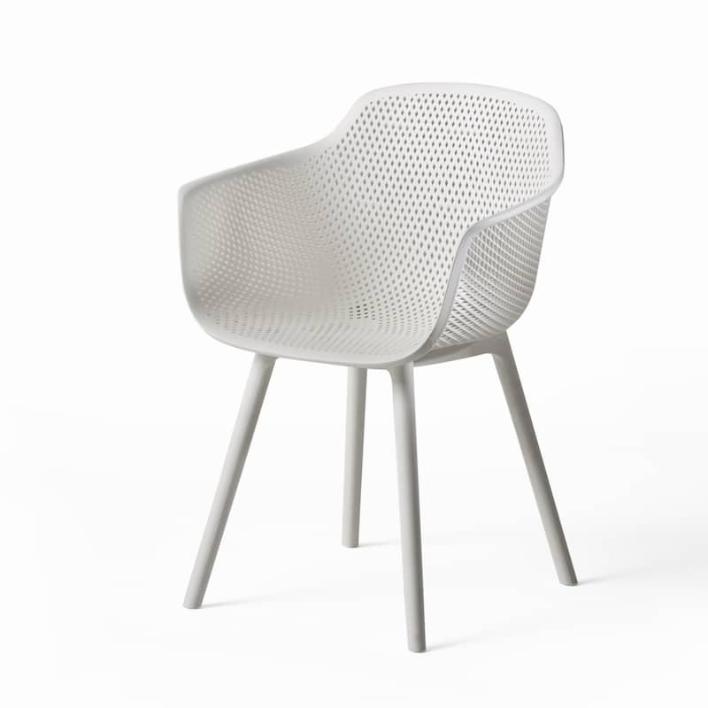 Modern Outdoor Lotus Chair Set of 2