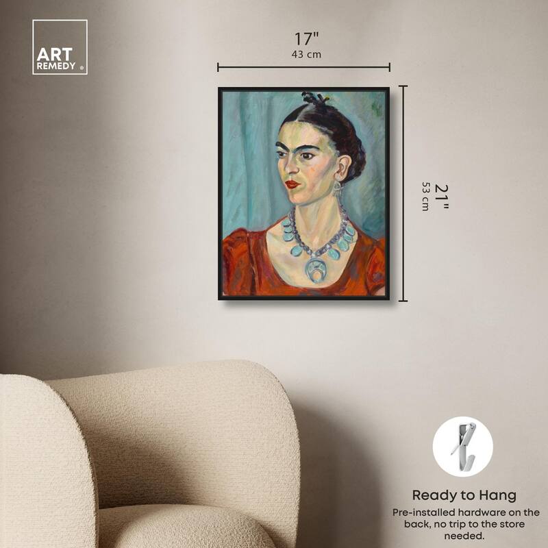 Frida Kahlo by Magda Pach 1933 Canvas by Art Remedy