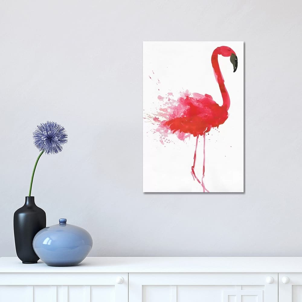 iCanvas "Flamingo Portrait II" by Aimee Wilson Canvas Print