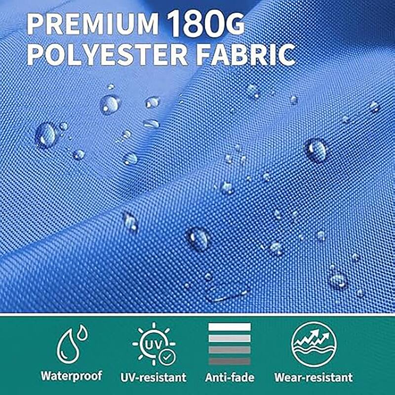 13ft Outdoor Market Umbrella, Double-Sided Twin Large Patio Umbrella