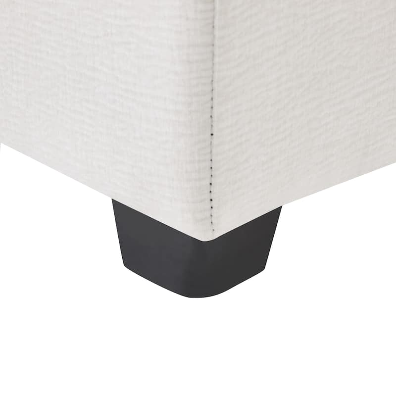 Chenille Modular Sofa Section - Deep Seat Single Module