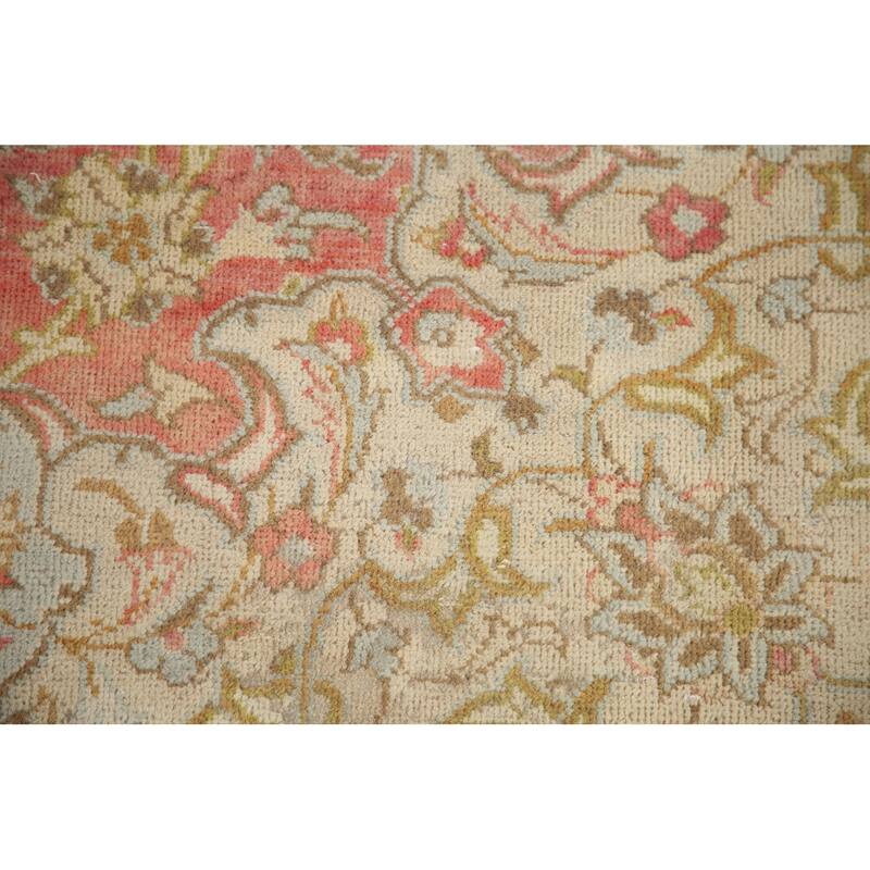 Hand Knotted Oriental 100% Wool Carpet Traditional Floral Red Najafabad Area Rug - 11' 5'' X 7' 9''