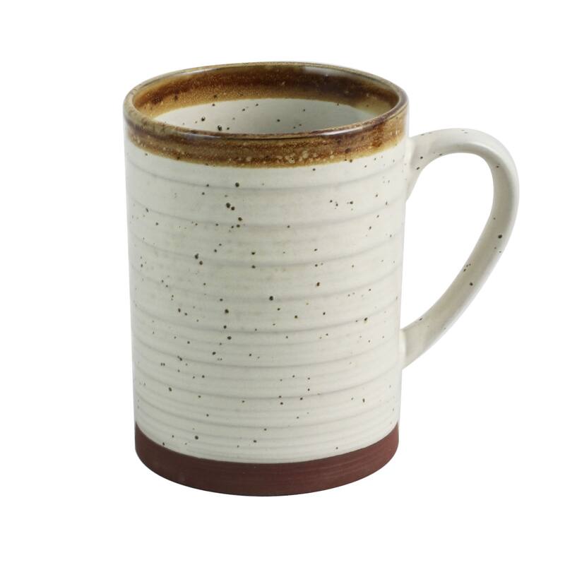 Pescara 4 Piece 18.5 Ounce Terracotta Mug Set in Assorted Neutrals