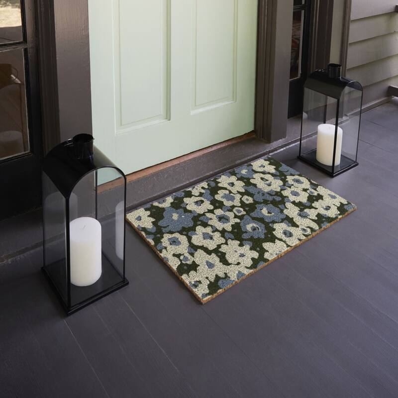 Floral Modern 18" x 30" Doormat - 18" x 30"