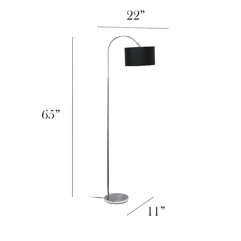 Arched Brushed Nickel Floor Lamp