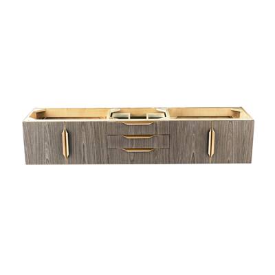 James Martin Vanities 983-V72S-W-G Columbia 72" Single Wall Mounted