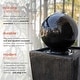 preview thumbnail 6 of 10, Ball on Stand Fountain with LED Lights
