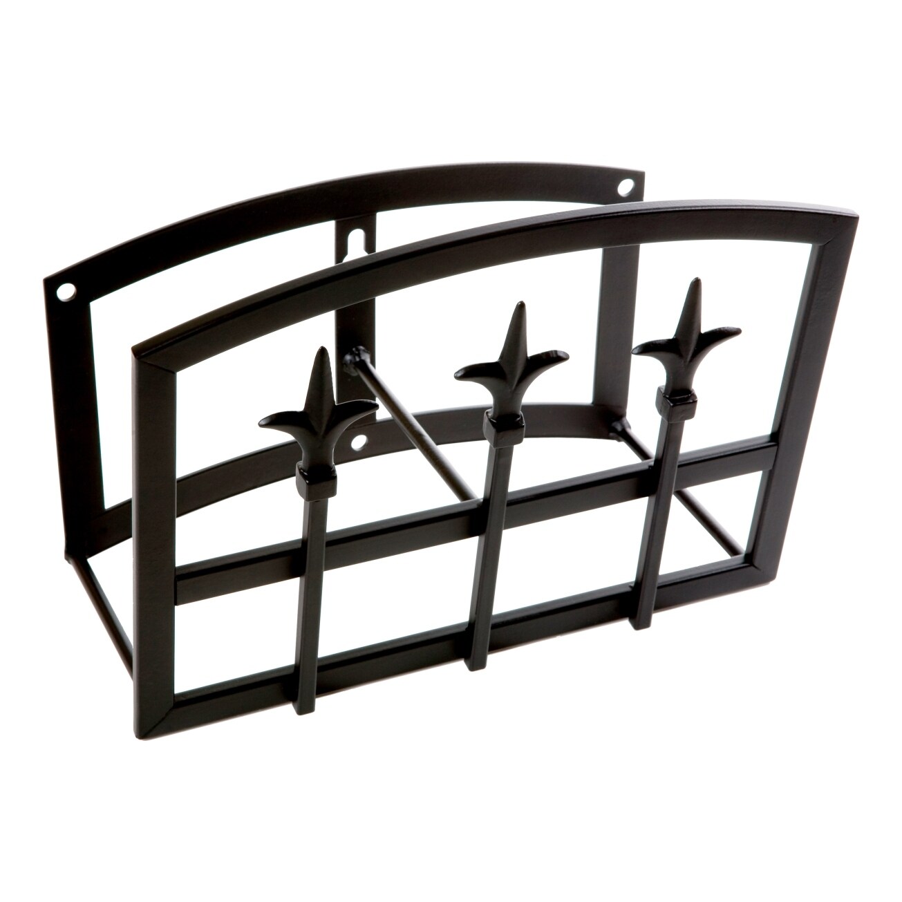 Shop Panacea 84018 Finial Garden Hose Hanger Black Overstock