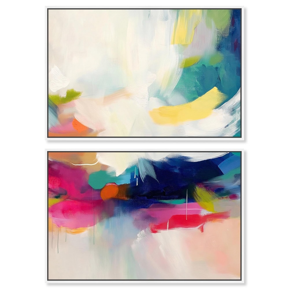 Riot of Color III Canvas Set of 2 by Art Remedy