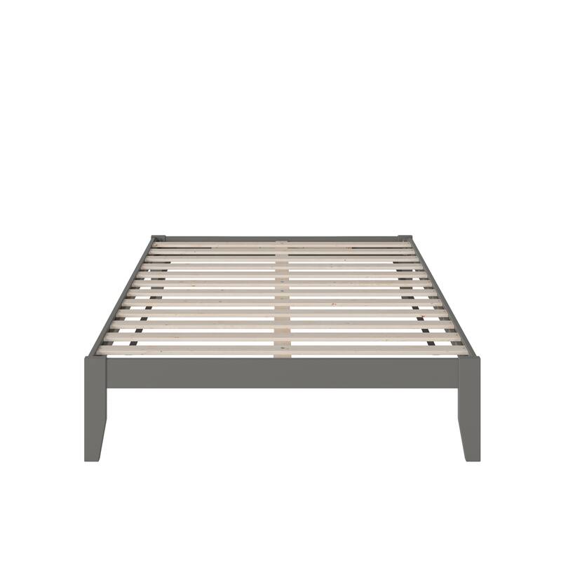 Colorado Full Platform Bed in Grey