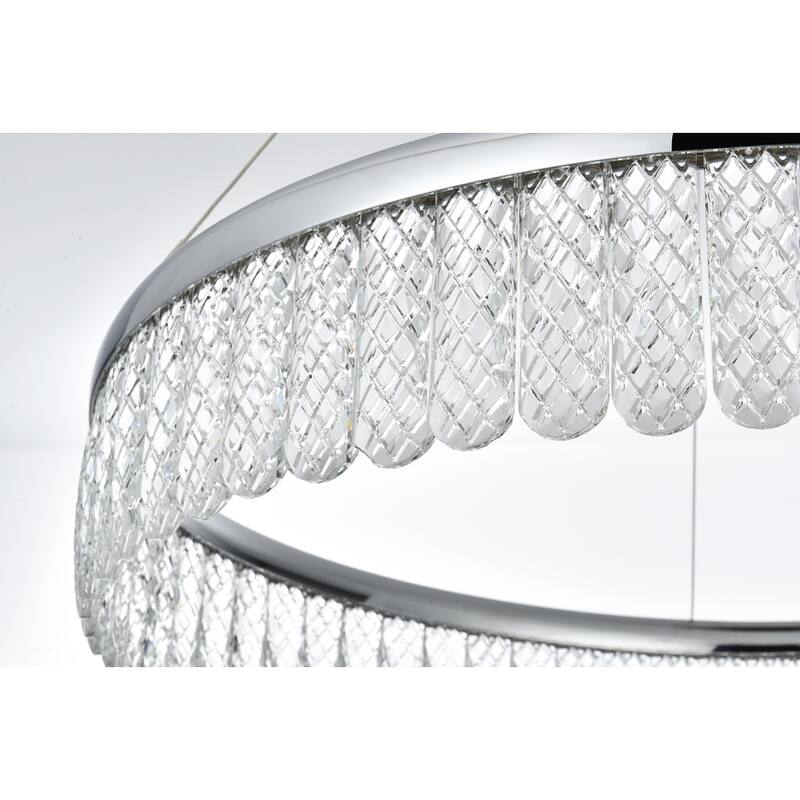 Indigo Home 24 inch Adjustable LED chandelier