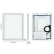 preview thumbnail 11 of 13, Led Illuminated Backlit Bathroom Mirror with Touch Sensor Demister