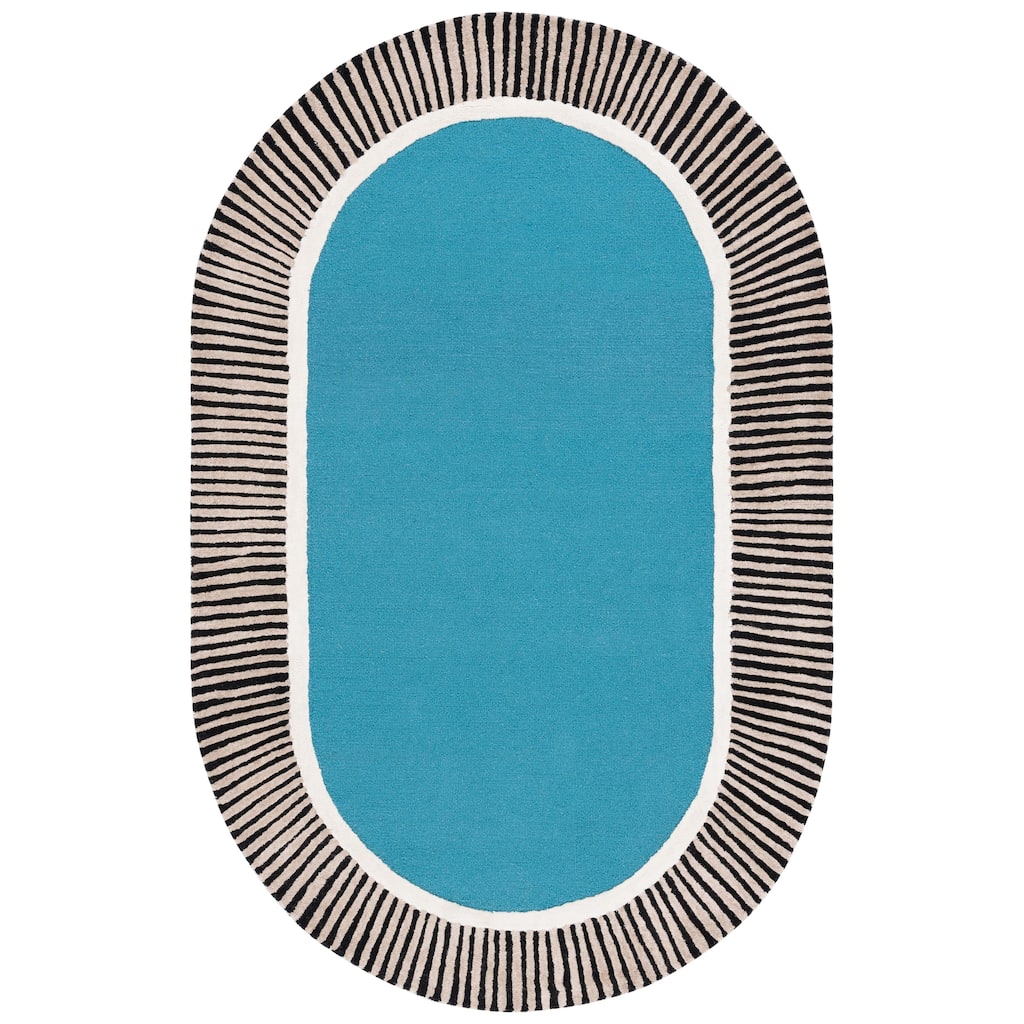 SAFAVIEH Handmade Fifth Avenue Zvjatka Mid-Century Modern Wool Rug