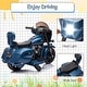 preview thumbnail 39 of 43, Electric Ride-On Motorcycle for Kids - 6V Dirt Bike with USB, AUX, Music, and Headlight - Perfect for Toddlers Ages 1-3